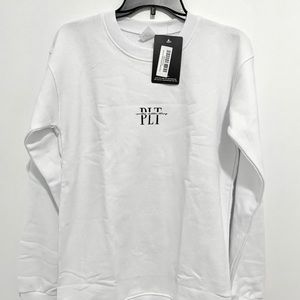 NWT PrettyLittleThing WhiteOversized Sweater SMALL